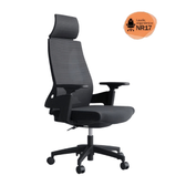Imagem da oferta Cadeira de Escritório Presidente Ergonômica Giratória Modelo Toledo Cor Preta Certificada Nr17