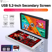 Imagem da oferta 5.2 Polegada tela secundária ips novo tuzx 1280x720 ips tela inteligente USB-C tela estendida cpu gpu ram monitor para