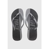 Imagem da oferta Chinelo Feminino Colcci Logo Estampado Preto e Cinza