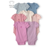 Imagem da oferta Kit Body Bebê 7 Peças Frutinhas e Floral Multicor Carter's