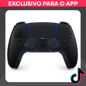 Imagem da oferta Controle PS5 Dualsense Midnight Black Preto Sem Fio Sony Original Lacrado