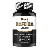 Imagem da oferta Cafeína 200mg (60 Caps) Termogênico Growth Supplements