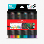 Imagem da oferta Lápis de Cor Faber-Castell EcoLápis Supersoft 1207100SOFT 100 Cores