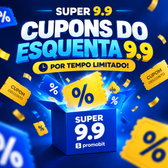 Imagem da oferta Melhores Cupons Esquenta 9/9 - Por tempo limitado!
