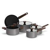 Imagem da oferta Conjunto de Panelas Brinox Ceramic Life Nox 5 Peças Cinza