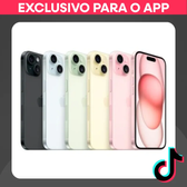 Imagem da oferta Celular Apple iPhone 15 128GB 5G Tela 6,1" A16 Camera 48MP Dual E-sim Lacrado Original