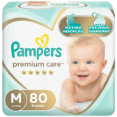 Imagem da oferta Fralda Pampers Premium Care Jumbo M 80 Unidades