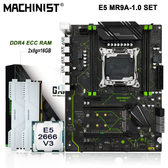 Imagem da oferta Kit Machinista Mr9a 1.0 Placa-Mãe Lga 2011-3 Xeon E5 2666 V3 Cpu 16GB (2x8gb) Ddr4 Ecc Ram