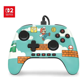 Imagem da oferta Controle Power A Mario Time Fio Para Nintendo Switch 2