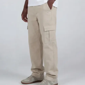 Imagem da oferta Calça Cargo Sarja 100% Algodão (8 cores)