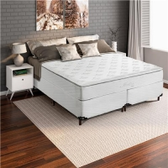 Imagem da oferta Cama Box King Size + Colchão Itália Umaflex com Molas Ensacadas e Pillow Top 68x193x203cm