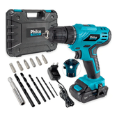 Imagem da oferta Furadeira Parafusadeira Sem Fio De 10mm Philco Ppf12m + Acessório