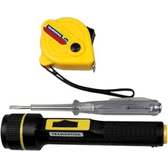 Imagem da oferta Tramontina 43408133 Kit de Ferramentas 3 Peças com 1 Trena 1 Chave de Teste 1 Lanterna Uso Domestico