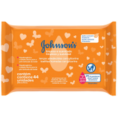 Imagem da oferta Lenços Umedecidos Johnson's Baby Limpeza e Suavidade - 44 Unidades