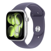 Imagem da oferta Apple Watch Series 11 GPS - Caixa prateada de alumínio 46 mm - Pulseira esportiva roxo-névoa PM - Distribuido