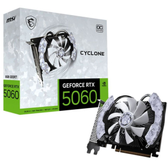 Imagem da oferta Placa de Vídeo NVIDIA GeForce MSI RTX5060 8GB Cyclone OC 1X 128 Bits HDMI3X DP 912-V812