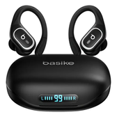 Imagem da oferta Basike Fone De Ouvido Bluetooth 6.0 Esportivo Sem Fio Gancho Intra-auricular,estéreo,Com display Led Tws Ipx5 Enc S