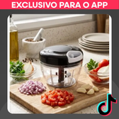 Imagem da oferta Processador Manual Clink 500ml com 3 Lâminas p Alho Cebola Legumes