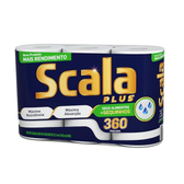 Imagem da oferta Scala Plus Papel Toalha Mega 360 Toalhas (3 Rolos de 120 Toalhas cada)