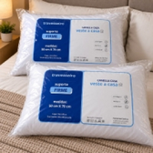Imagem da oferta Kit com 2 Travesseiros Antialérgico Impermeável 50x70