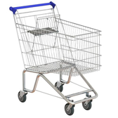 Imagem da oferta Carrinho Amapá Galvanizado, com Porta Bebê, 160L