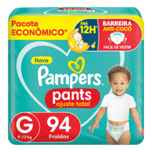 Imagem da oferta Fralda Pampers Pants Ajuste Total Tamanho G, 94 Unidades