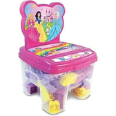 Imagem da oferta Cadeira Toy Blocos 24 Peças Princesas GGB Plast