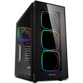 Imagem da oferta Gabinete Sharkoon TG6 RGB ATX com FAN Lateral e Frontal em Vidro