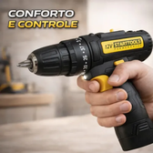 Imagem da oferta Furadeira E Parafusadeira 12v Startools Bivolt 24 Nm 1500mah