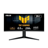 Imagem da oferta Monitor Gamer Curvo ASUS TUF 34"" WQHD 250Hz 0.5ms Fast VA FreeSync Premium Altura Ajustável Som Integrado Preto - VG34