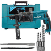 Imagem da oferta Martelete 24mm com Kit de Brocas Talhadeira e Ponteiro Grátis - Hr2470-L