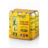 Imagem da oferta Pack 6 Latas Cerveja Artesanal Pilsen Puro Malte 473ml Faroeste Beer