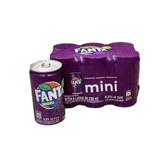 Imagem da oferta Pack Fanta Uva Mini Lata 220ml 6 unidades