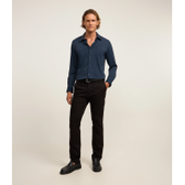 Imagem da oferta Calça Slim em Sarja com Elastano Preto - Lojas Renner