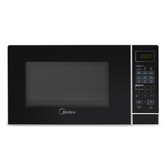 Imagem da oferta Micro-ondas 20L Branco Porta Preta Minuto Fácil Midea