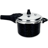 Imagem da oferta Panela de Pressão Brinox 4,2L Preta Fechamento Externo Ceramic Life Pressure