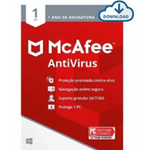 Imagem da oferta Mcafee Antivírus - Proteção para 1 Dispositivo - 1 Ano - Digital para Download