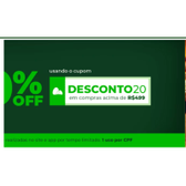 Imagem da oferta Ganhe 20% em compras acima de R$499 no Pão de Açúcar