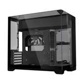 Imagem da oferta Gabinete Lian Li O11 Vision-M Preto Aquário Micro-ATX com 1 Fan 140 mm Painéis Triplos em Vidro Temperado com Suporte de Placa de Vídeo Integrado U