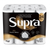 Imagem da oferta Papel Higiênico Folha Tripla Bracell Supra 24 Rolos 20m