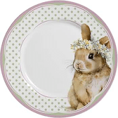 Imagem da oferta Conjunto com 6 Prato Raso Coelha Agnes