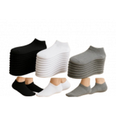 Imagem da oferta Kit 24 Pares Meia Soquete Cano Curto Unissex Atacado Cores