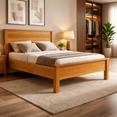 Imagem da oferta Cama Casal Irlanda Cinamomo Marrom