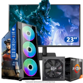 Imagem da oferta PC Gamer Amd Ryzen 5 5600gt 16gb Ram Placa De Video Radeon Vega 7 SSD 480GB Fonte 550w + Monitor 23 LED 75hz