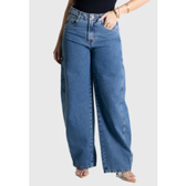 Imagem da oferta Calça Feminina Sawary Vante Barrel Azul