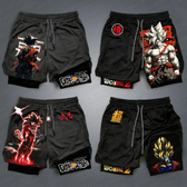 Imagem da oferta Shorts Estampados de Dupla Camada do Anime Dragon Ball Goku