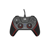 Imagem da oferta Controle Gamer Redragon Ephemera USB com Hall Effect 19 Botões Vibração Dupla X-Input e D-Input Preto e Vermelho
