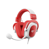 Imagem da oferta Havit Headphone Fone de Ouvido H2002d Red Gamer com Microfone Falante 53mm Plug 3 5mm: compatível com XBOX ONE e P