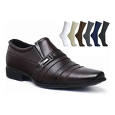 Imagem da oferta Sapato Oxford Social Masculino Couro Italiano Elegante Fosco
