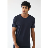 Imagem da oferta Camiseta Aramis Reta Estampa Azul-Marinho - Tam P